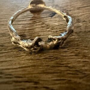Dreaming Muse Rustic Silver Ring